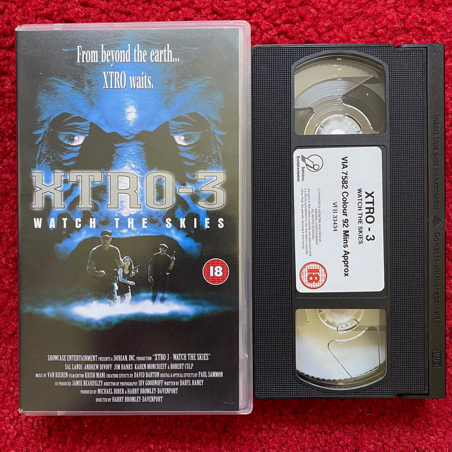 Xtro-3: Watch The Skies VHS Video (1995) VIA7582